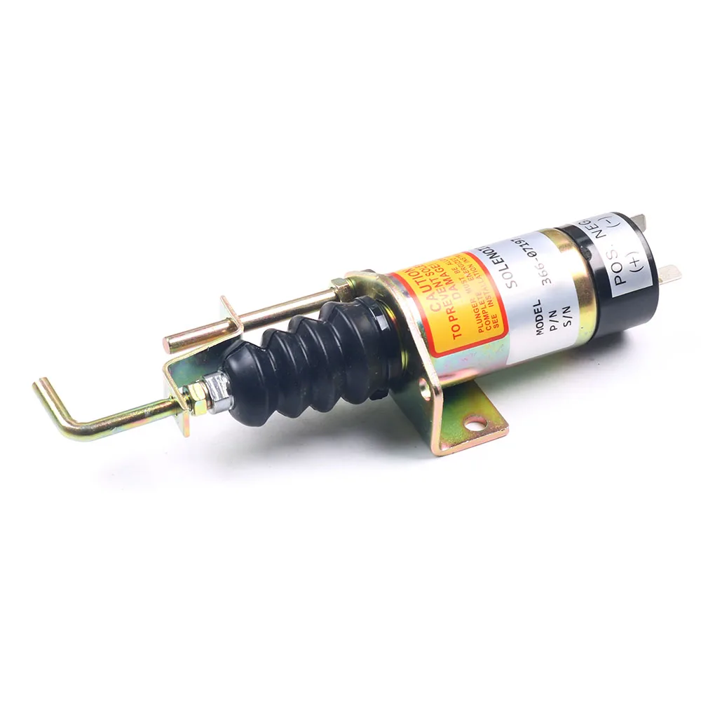 2 Year Warranty! Top Quality 12V Fuel Shut Off Solenoid Replace For Lister Petter Solenoid 366-07197 SA-3405-T