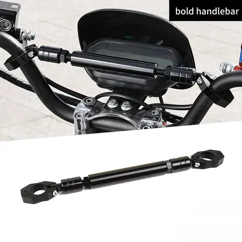 Motorcycle Thick Balance Bar Universal 22mm Aluminum Crossbar Strengthen Handlebar Extended Moto Handle Grip Reinforce Lever