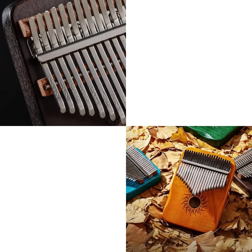 Q39E Thumb Piano 17/21 Keys Finger Piano Portable Small Musical Instruments