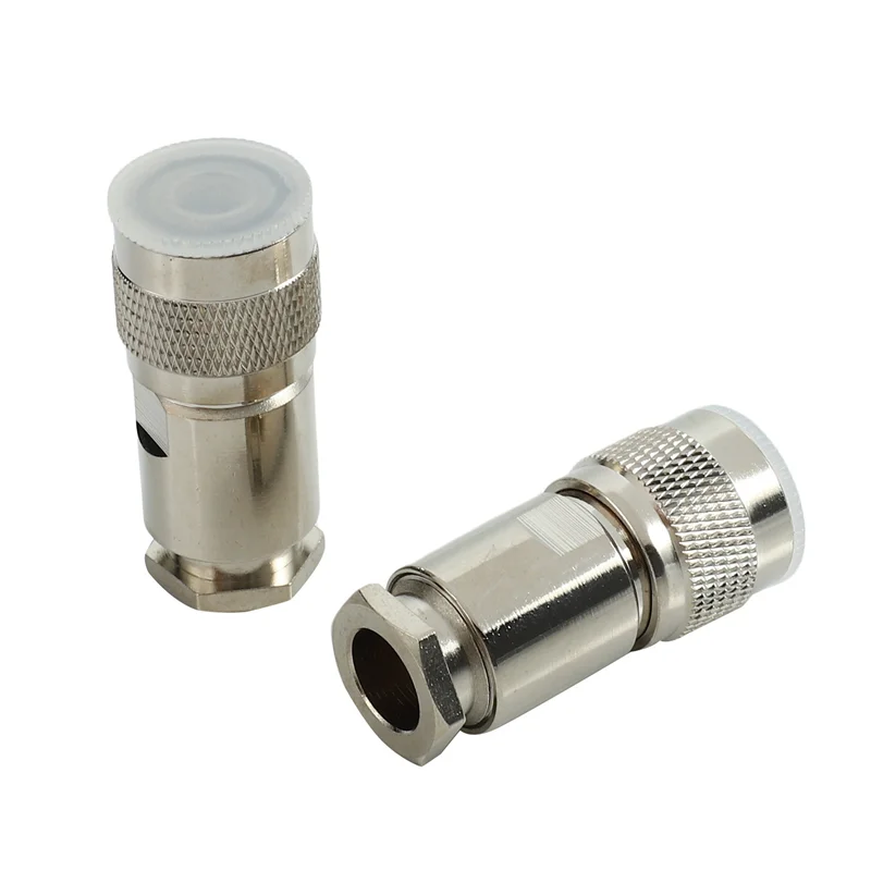 

12 Pcs N Type Male Clamp RG8 LMR400 RG165 RG213 7D-FB RF Coaxial Connector-A68E