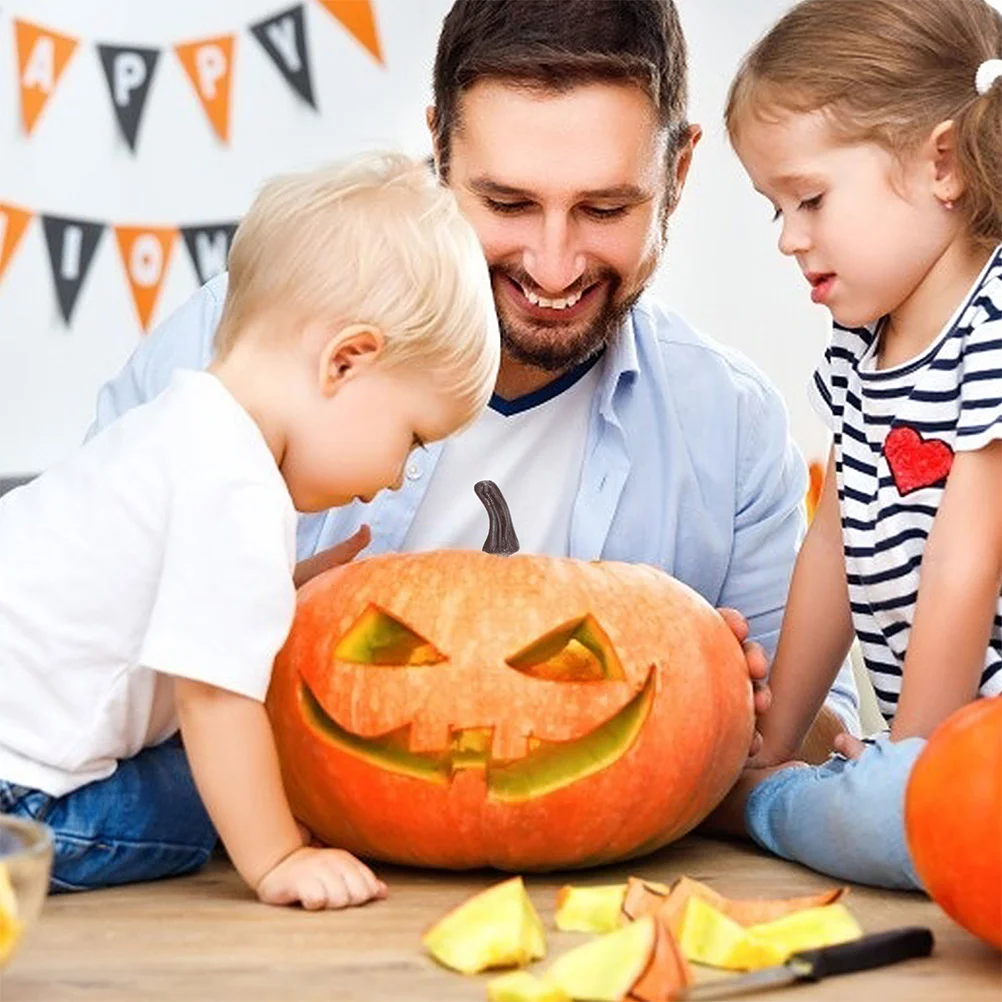 

50pcs Pumpkin Stems Decor Artificial Halloween Pumpkin Head Ornament For Thanksgiving Harvest Festival Home Party Decoration