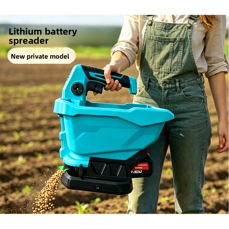 Lithium Handheld Spreader Rechargeable Portable Small Fertilizer Ice Melt Salt Farm Garden Too семена