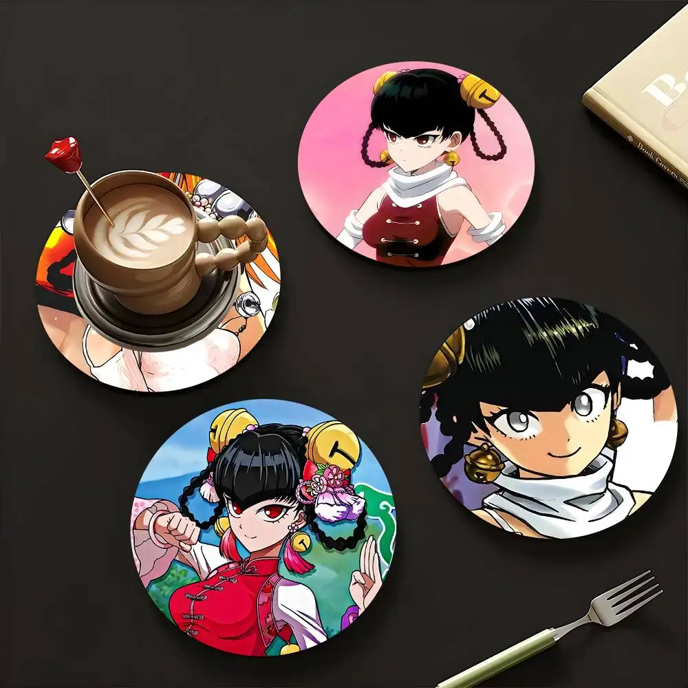 1pc Lin Lin One Punch Man 2 Wooden Coaster Colour Printing Cup Mat Home Desk Decoration Gifts
