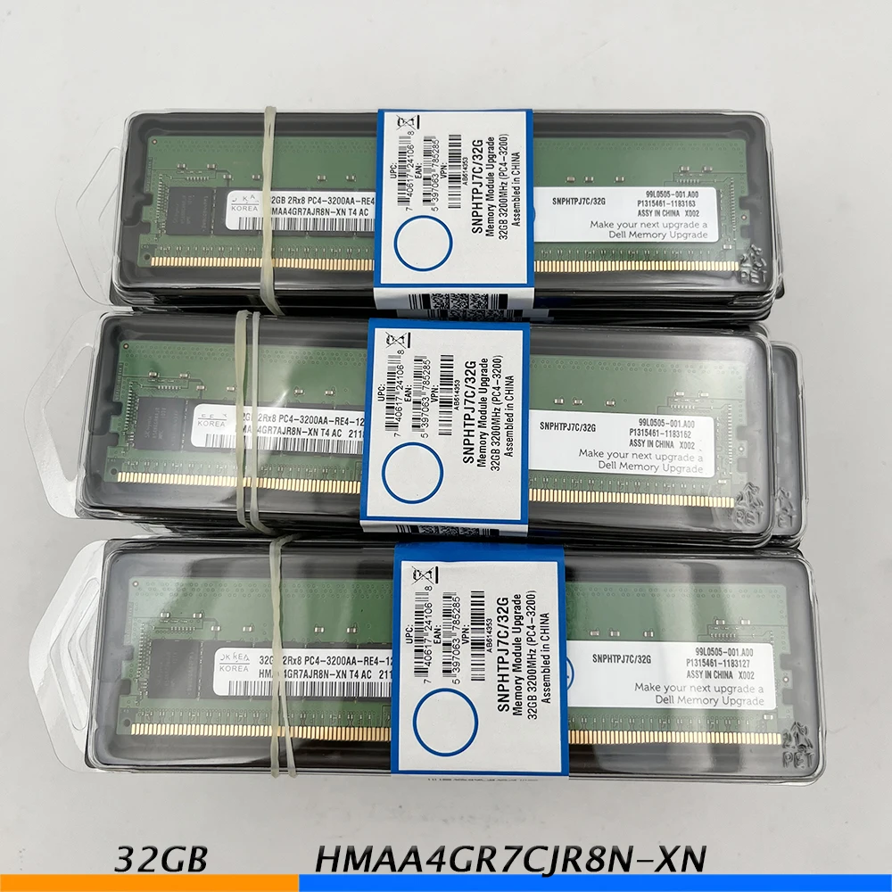 

1 PCS For DELL SNPHTPJ7C/32G 32GB PC4-3200AA HMAA4GR7CJR8N-XN DDR4 Server Memory