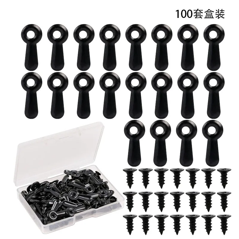 

100 Sets of Boxed Photo Frame Back Panel Pressing Plate Rotatable Back Clip Buttonhole Photo Frame Accessory Combination Set