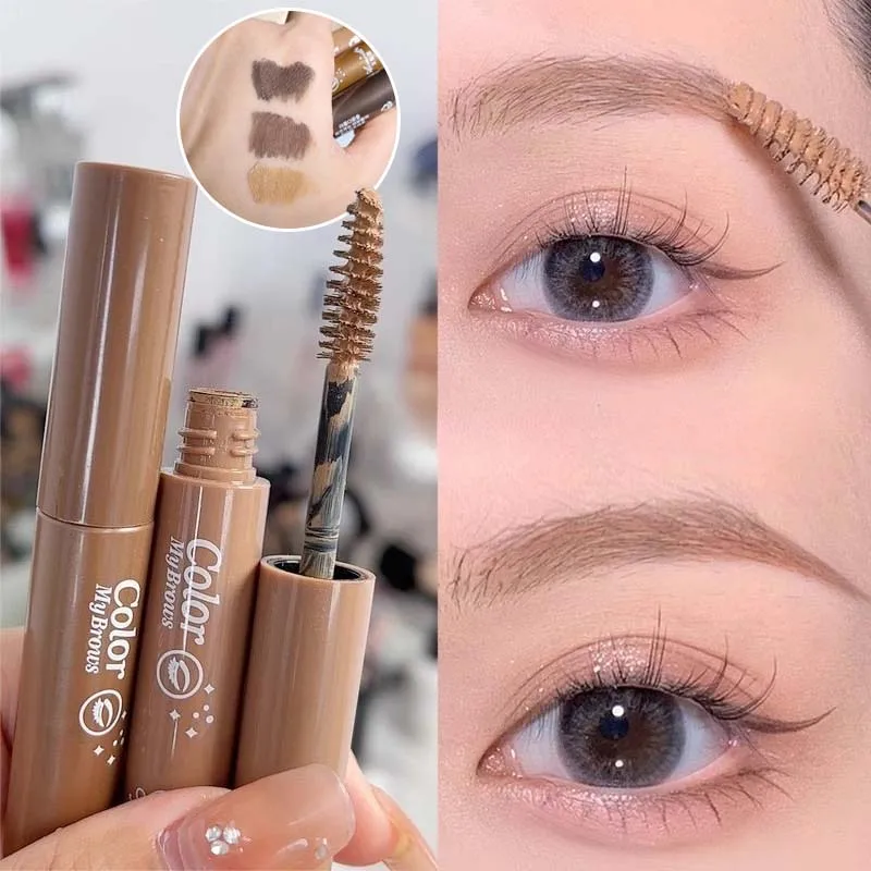 Gel Teintant Naturel pour Sourcils, Teinture Imperméable Longue Durée, Crème Mascara, Maquillage Tatouage pour Sourcils, Cosmétiques, Gel Teintant pour Sourcils