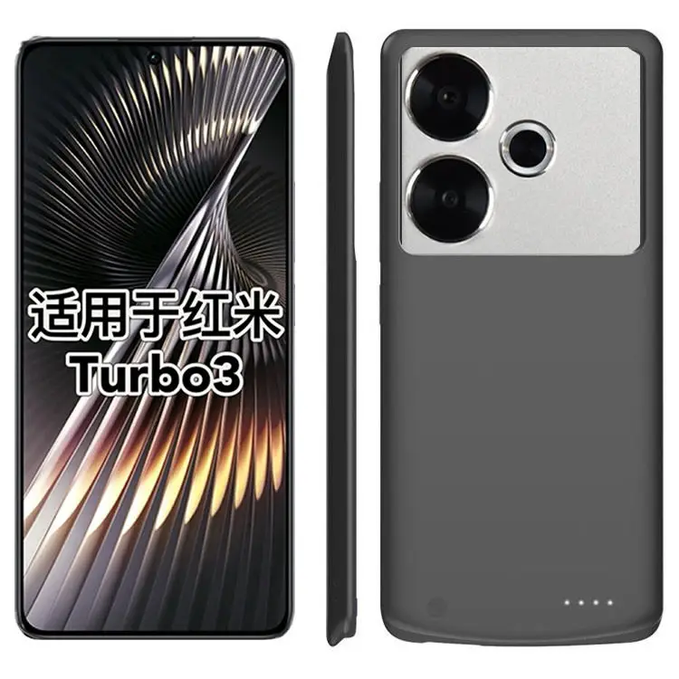 For Xiaomi Redmi Turbo 4 Pro Battery Charger Case For Redmi Turbo 3 Pro External Charging Cover Power Bank 10000mAh