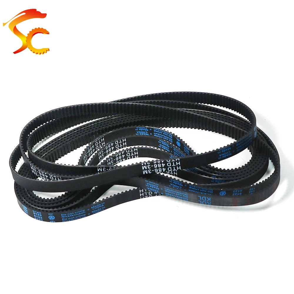 ONEFIRE 3M Rubber Timing belt Circular Arc tooth 3M-486/489/492/495/498mm Width 6/10/15mm 3M Closed loop belt