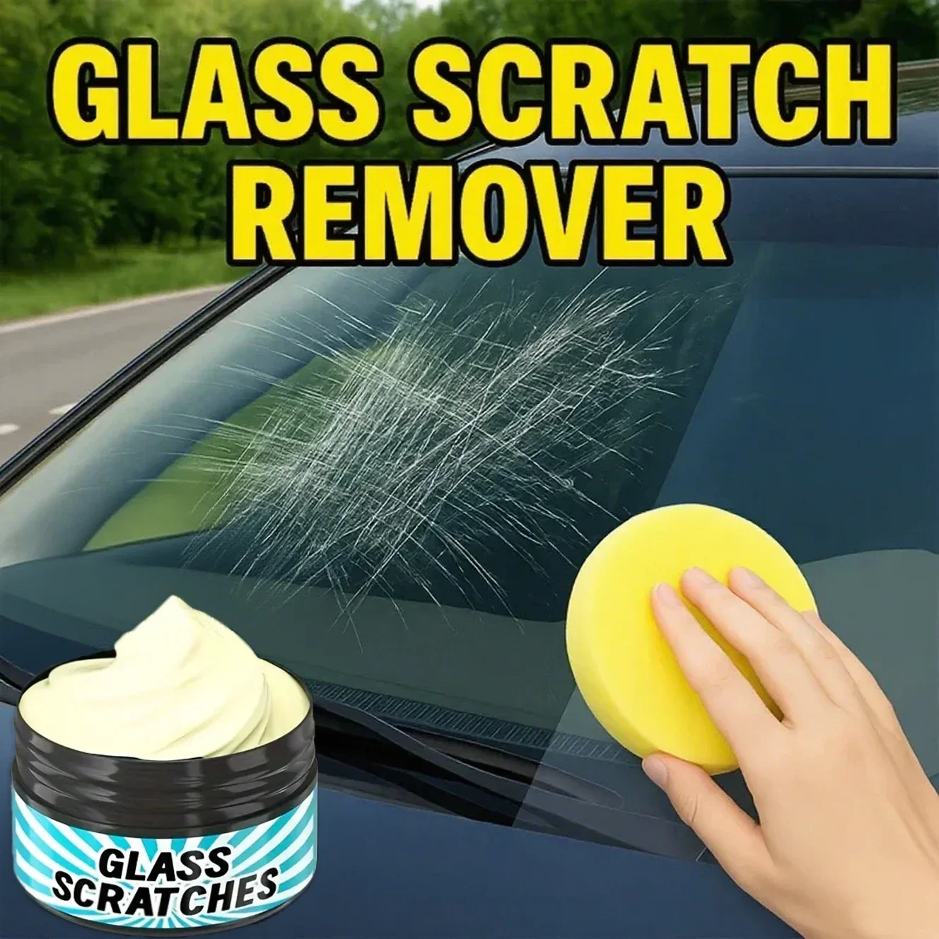 

Паста для ремонта лобового стекла QC12, восстановление окон автомобиля, паста для ремонта царапин и трещин на лобовом стекле, автомобильные аксессуары