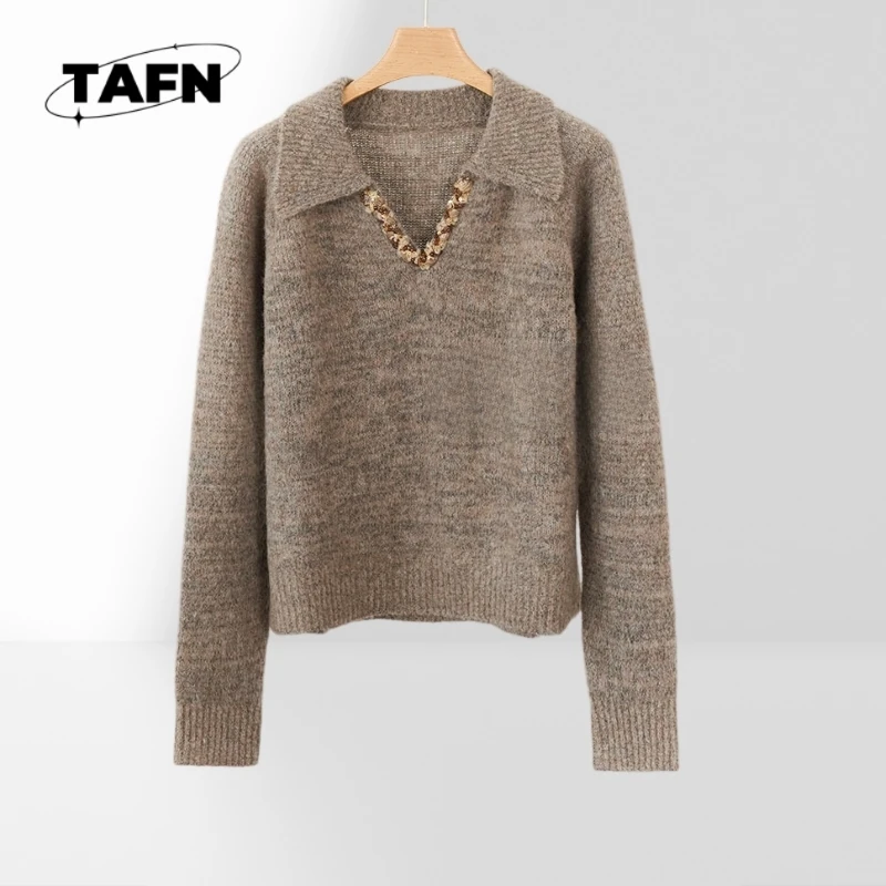 

Hemming Trendy Beautiful and Exquisite 25 Elegant Retro Style Cashmere Cardigan, Warm and Comfortable for Casual OutingsA25190
