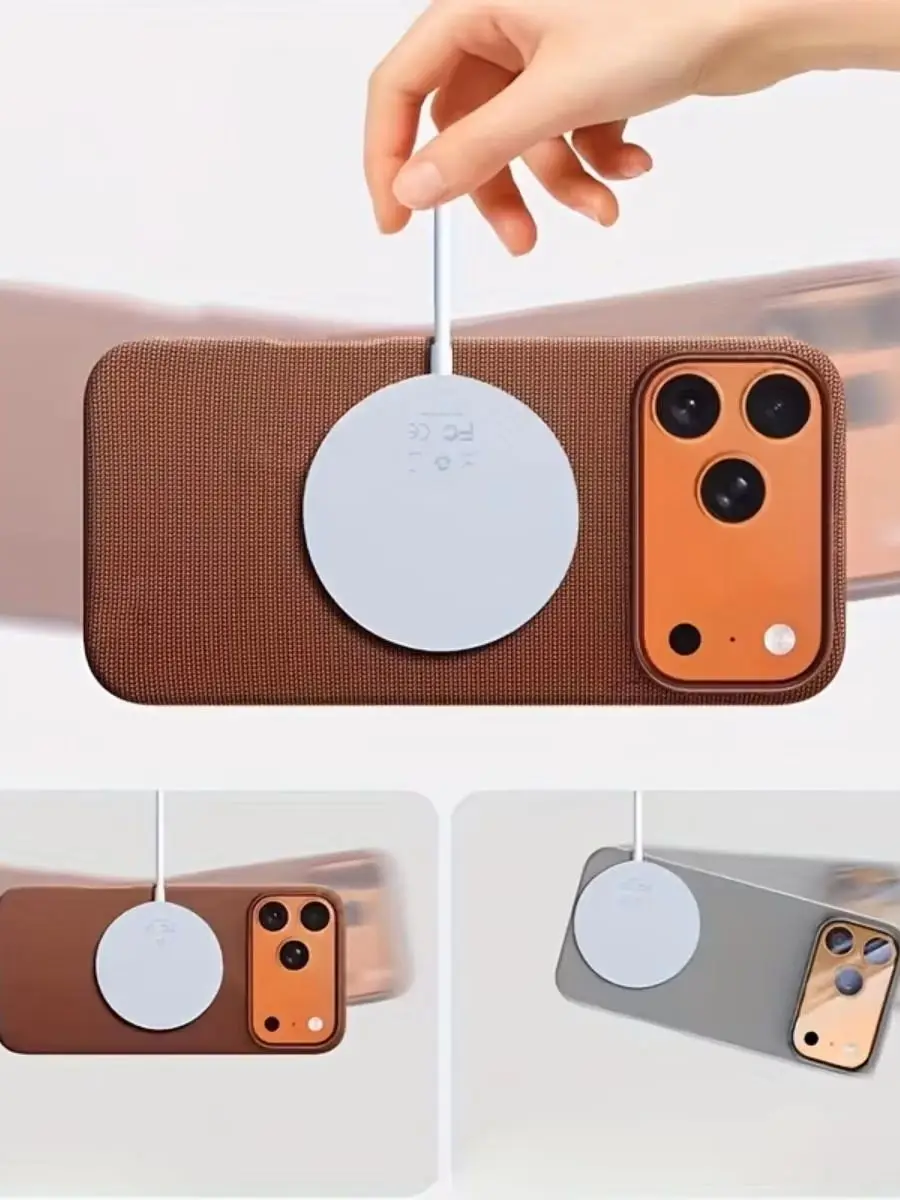 Nowe technologiczne etui magnetyczne na telefon z tkaniny, pasujące do iPhone 17 16 15 14 13 12 Pro Max, tkane magnetyczne etui ochronne, wysokiej jakości. — 2