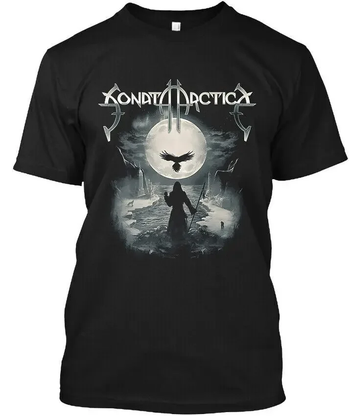 New Popular Sonata Arctica Finnish Power Music Group Graphic Logo T-Shirt S-4XL long or short sleeves