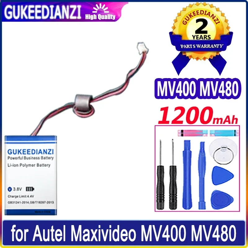

Rechargeable Battery 1200mAh For Autel Maxivideo MV400 MV480 Videoscope Inspection Camera