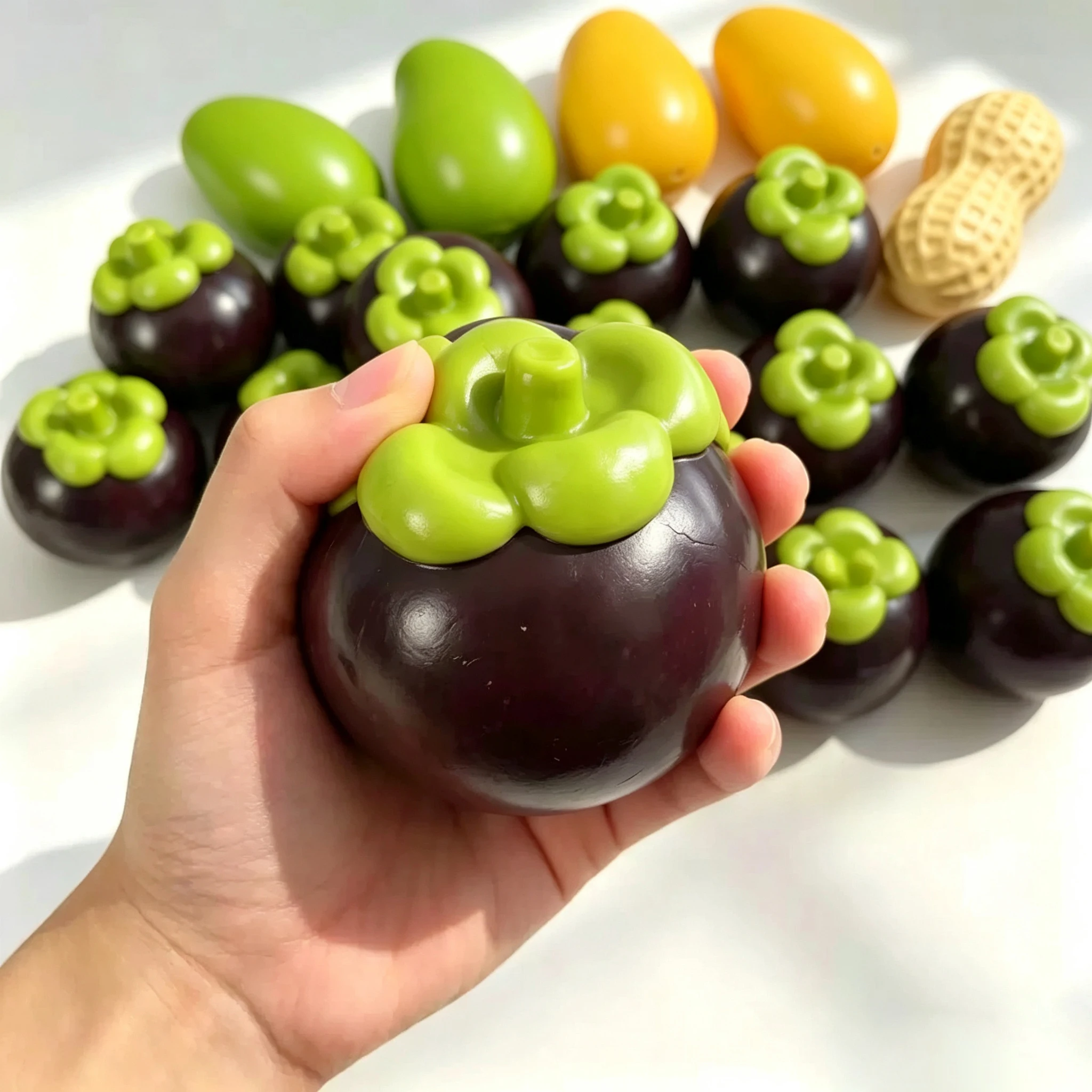 Handmade Crunchy Handle Anti-Stress Ball, ,Filled Round Blocks, Anti-Stress Toys ForThe crisp sound of building blocks adult