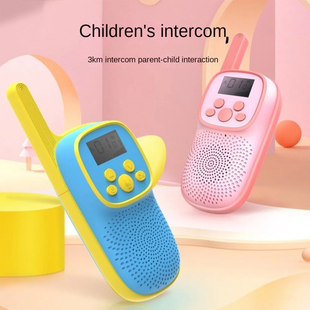 Nuevo Paquete de 2 Walkie Talkies para niños, linterna de 22 canales, Radio de juguete, pantalla LCD recargable, Radio de 2 vías, juguete para niños