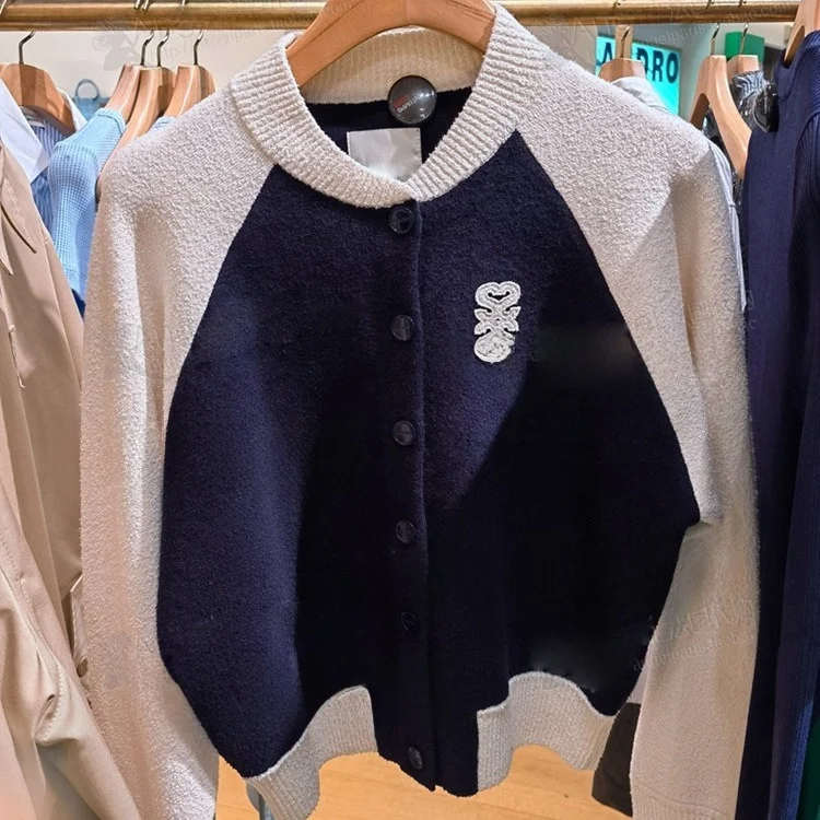 

Женский вязаный жакет MaSandeS в стиле casual, однотонный, на пуговицах, для ранней весны, новый, для повседневной носки, длинный, с рукавами-фонариками