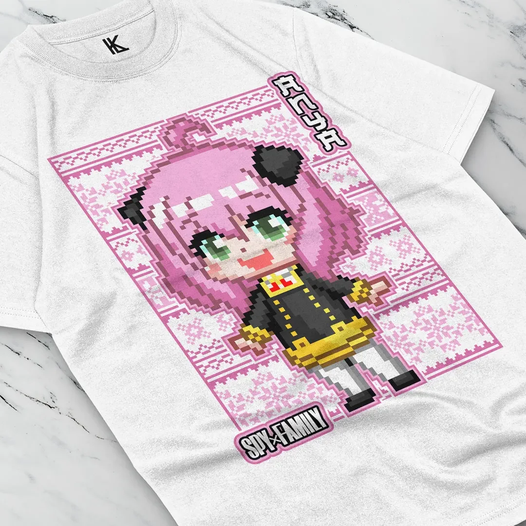 Loid Yor Anya Bon Forger SPY X FAMILY Unisex T-Shirt Manga Anime All Size Cotton