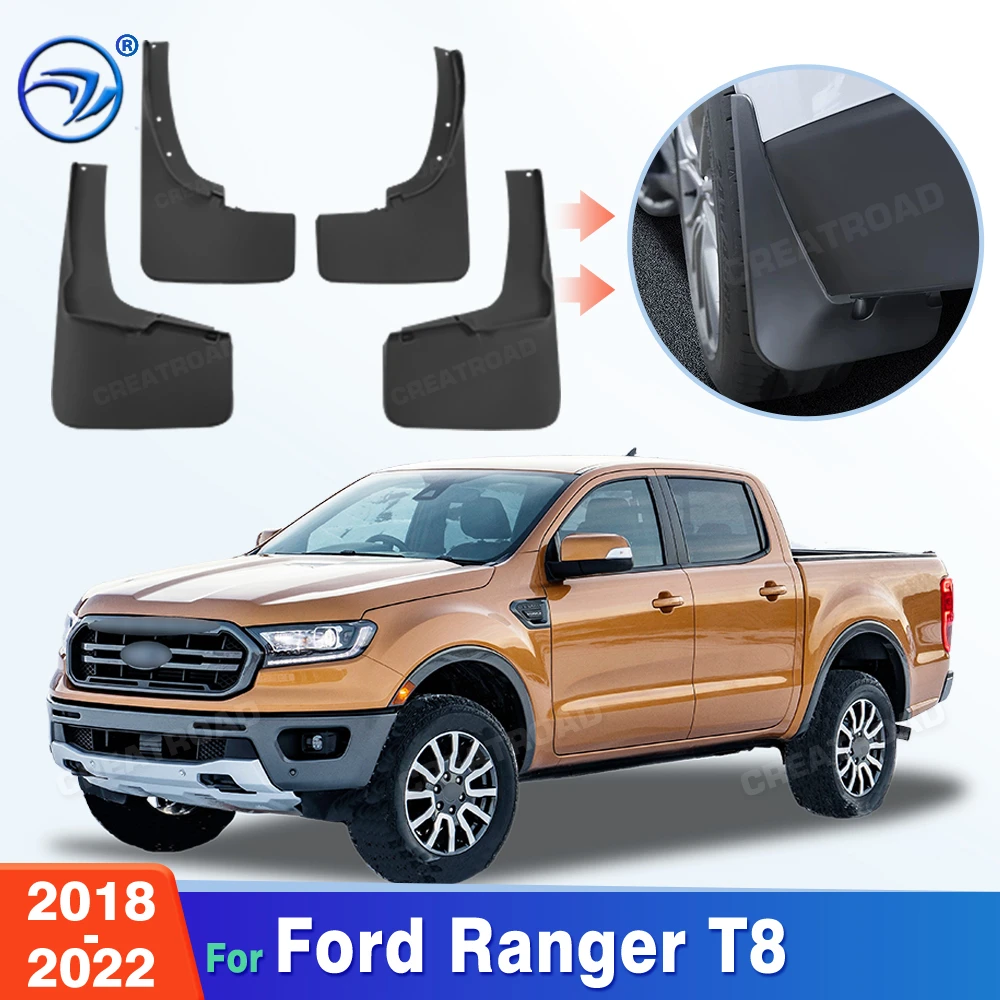 custom-fit-4pcs-mud-flaps-for-ford-ranger-t8-2018-2019-2020-2021-2022-no-drilling-splash-guards-mudguards-car-fender-accessories