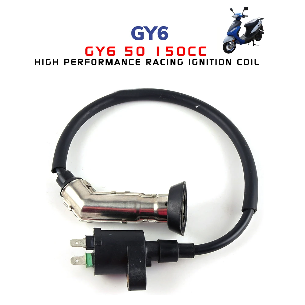 GY6 50 150cc High Performance Racing Ignition Coil Scooter Moped ATV GY6 139qmb Motorcycle Ignition Coil Replacement Parts