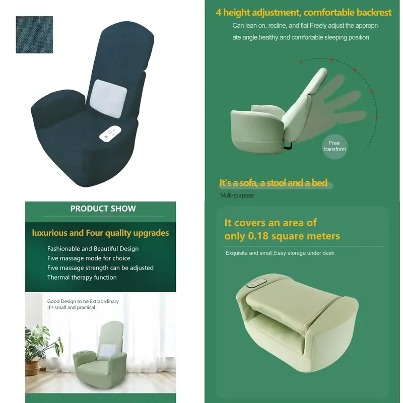 New Hot Selling Mini Massage Chair for Home and Office Use Compact Portable Full Body Massager Relaxation Therapy Seat