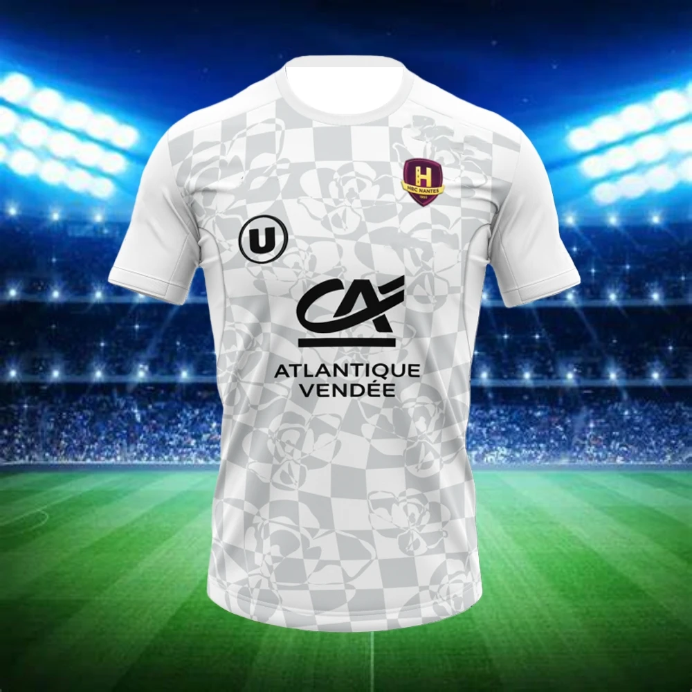 2025-26 رجل HBC Nantes كرة اليد قميص الشباب الاطفال ملابس رياضية المتضخم التدريب كرة اليد موحدة تنفس للجنسين جيرسي المحملة