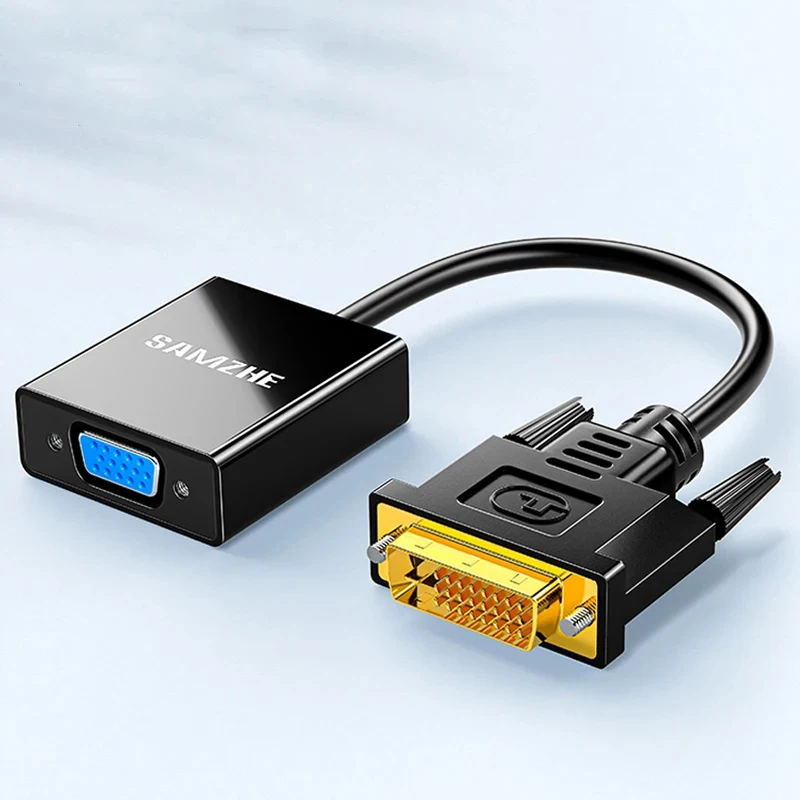 SAMZHE HDMI to VGA Adapter 1080P HD Male to VGA Female Converter Adapter for Tablet Laptop PC TV Xbox PS4 Projector