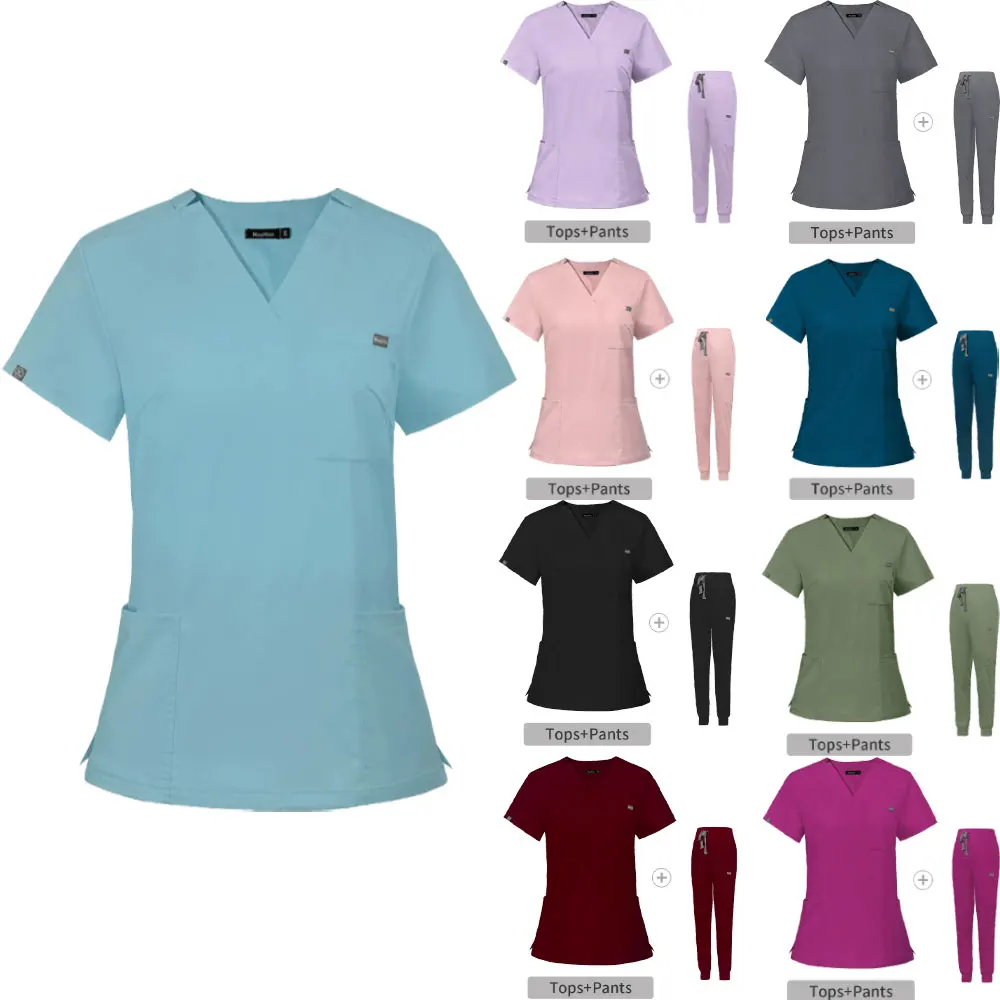 ensemble-de-tenues-medicales-d'hopital-pour-bloc-operatoire-infirmieres-chirurgiens-et-dentistes-fournitures-medicales-vetements-de-travail