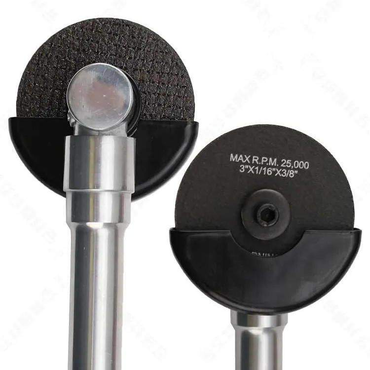 Pneumatic Cutting Machine Air Angle Grinder Air Cutter Extra Long Handle Grinding Machine 3 inch 75MM Y