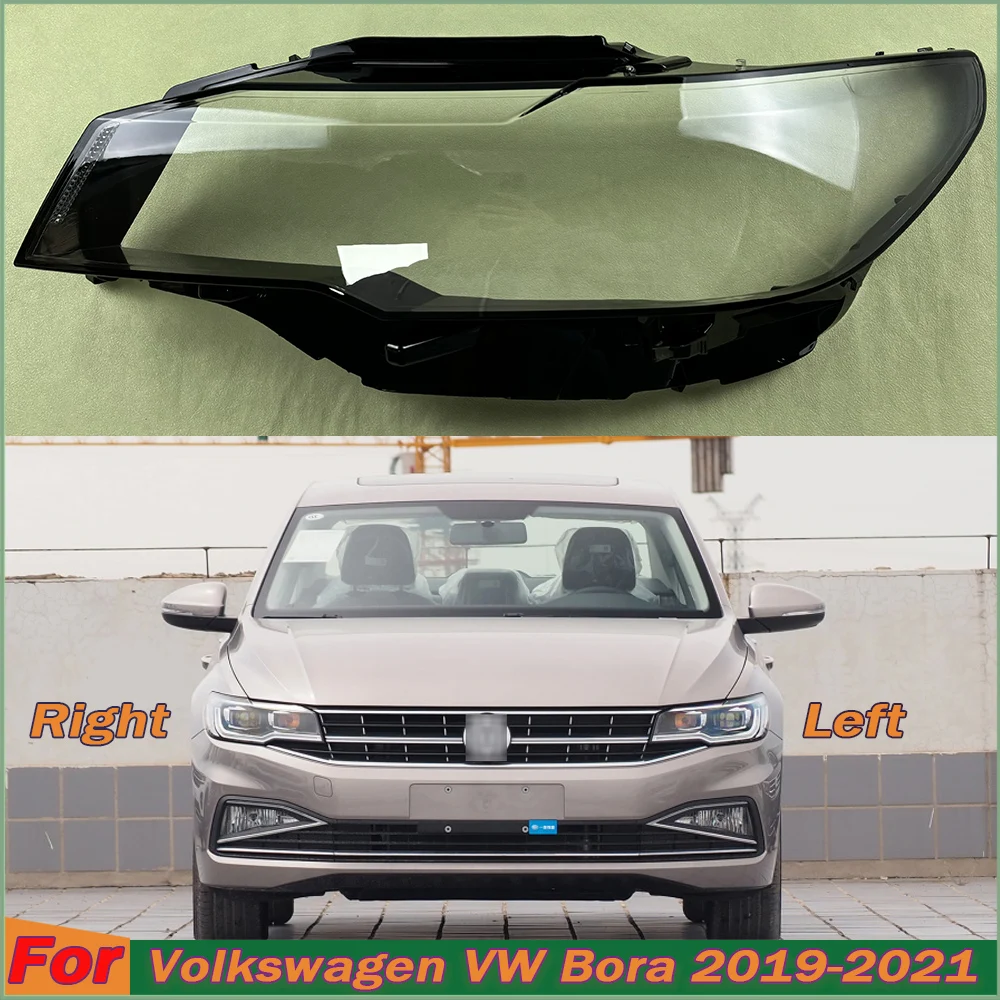 For Volkswagen VW Bora 2019 2020 2021 Car Accessories Headlamps Transparent Lampshades Lamp Shell Headlights Lens Cover