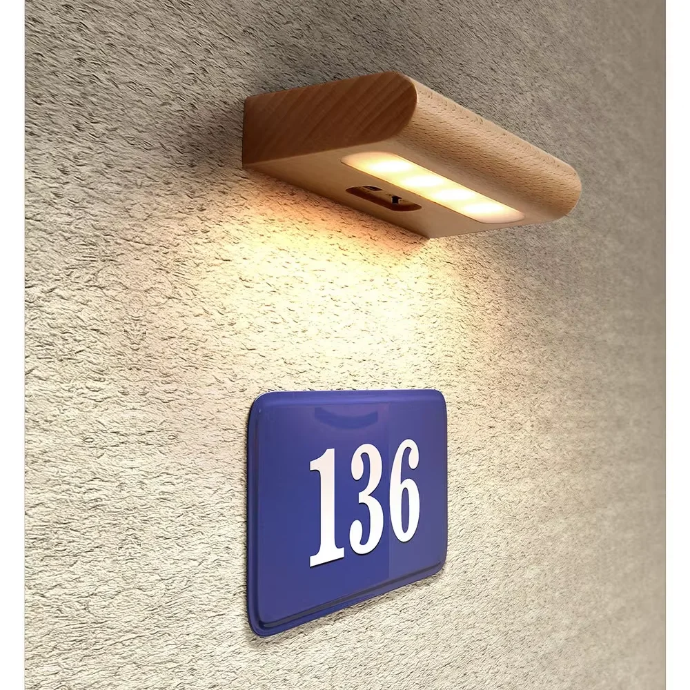 Modern Minimalist Solar - Wall Light with Dual Charging USB & Solar Magnetic Bracket for Entrance Windowsill Car Outdoor Use