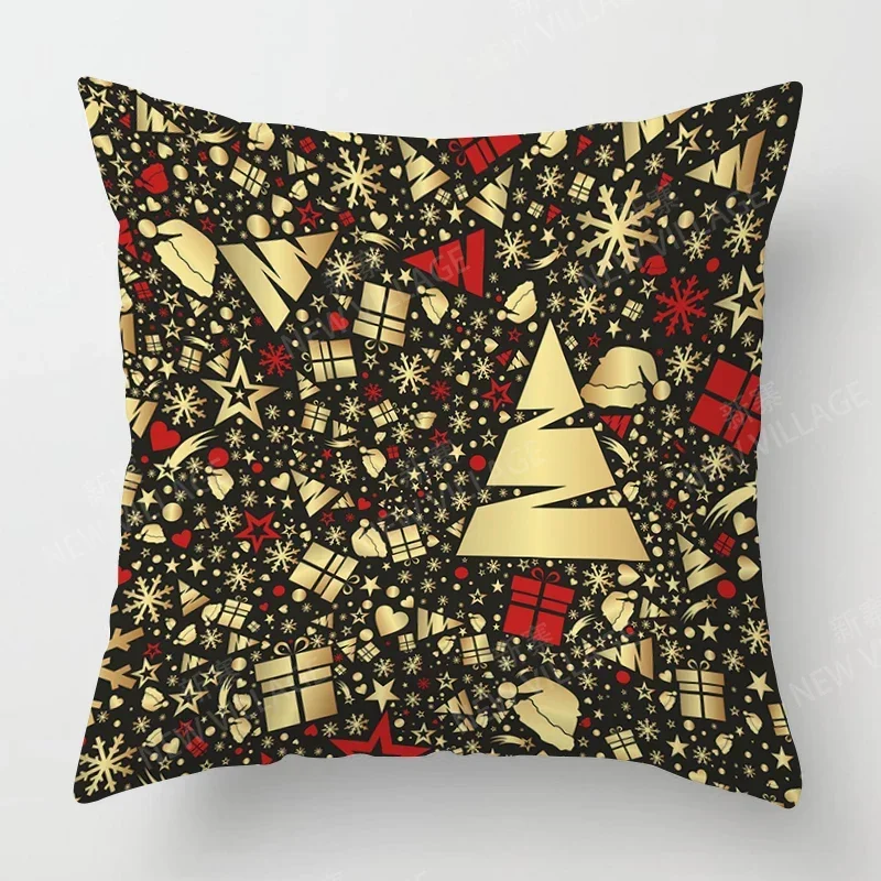 Christmas series pillowcases sofas cushion covers  home decor can be customized for holiday celebrations 40x40 50x50 60x60 35x35
