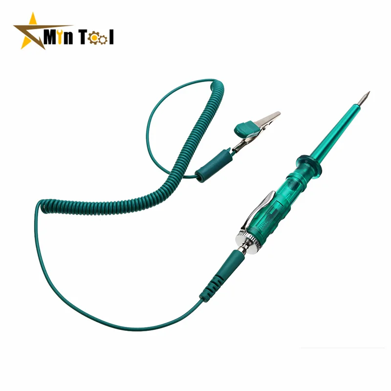 Car Circuit Tester Automotive Truck Voltage Tester Circuit DC 6V 12V 24V Auto Circuit Tester Test Polarity Pen Car Repair Tools