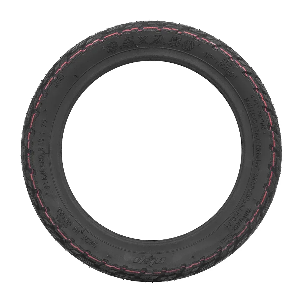 Tubeless Tire With Valve Kit For NIU KQI3 E-Scooter KickScooter 9.5x2.50 Rubber Off-Road Tyre Thickened Wear-resistant Tyres