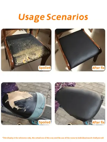 0.9mm Soft Artificial Leather With Self-adhesive Adhesive Repair Leather Sofas, Leather Tables And Chairs DIY Crafts PVC Leather