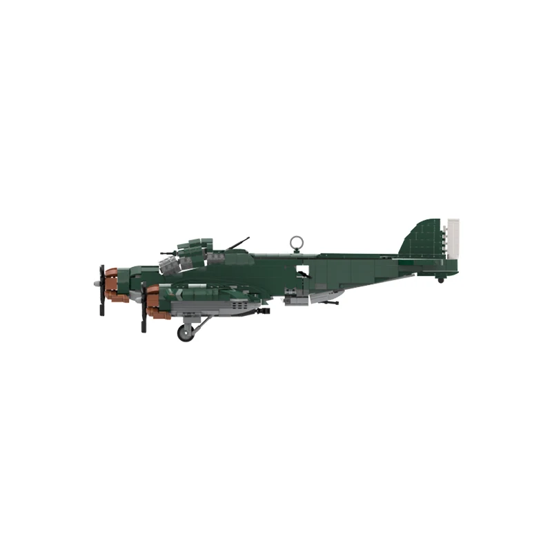 1830 PCS Customize medium bomber MOC Customize Modular Building Block Brick Model Technology Creative DIY Boys Assembly Toy Gift