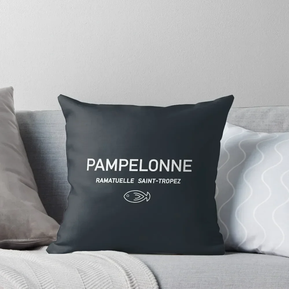 Pampelonne Ramatuelle Saint-Tropez Port-Grimaud Riviera Beach Club Throw Pillow pillow cover luxury Luxury Sofa Cushions pillow