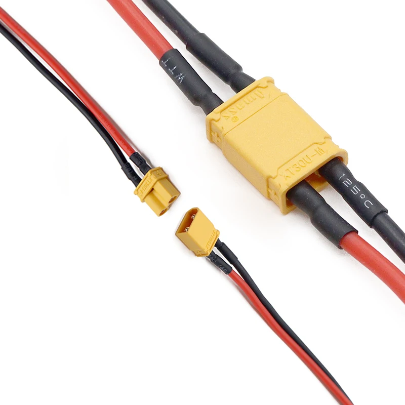 Connecteur mâle et femelle avec câble métallique étamé, 100/150mm, 16AWG, pour batterie RC Lipo, chargeur de importateur FPV