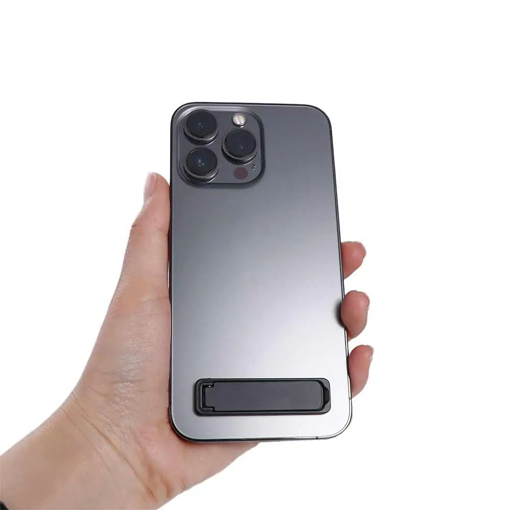 

Откидная крышка в стиле карты, ультратонкая металлическая задняя наклейка для телефона, складной кронштейн для телефона, поддержка смартфона, держатель для мобильного телефона