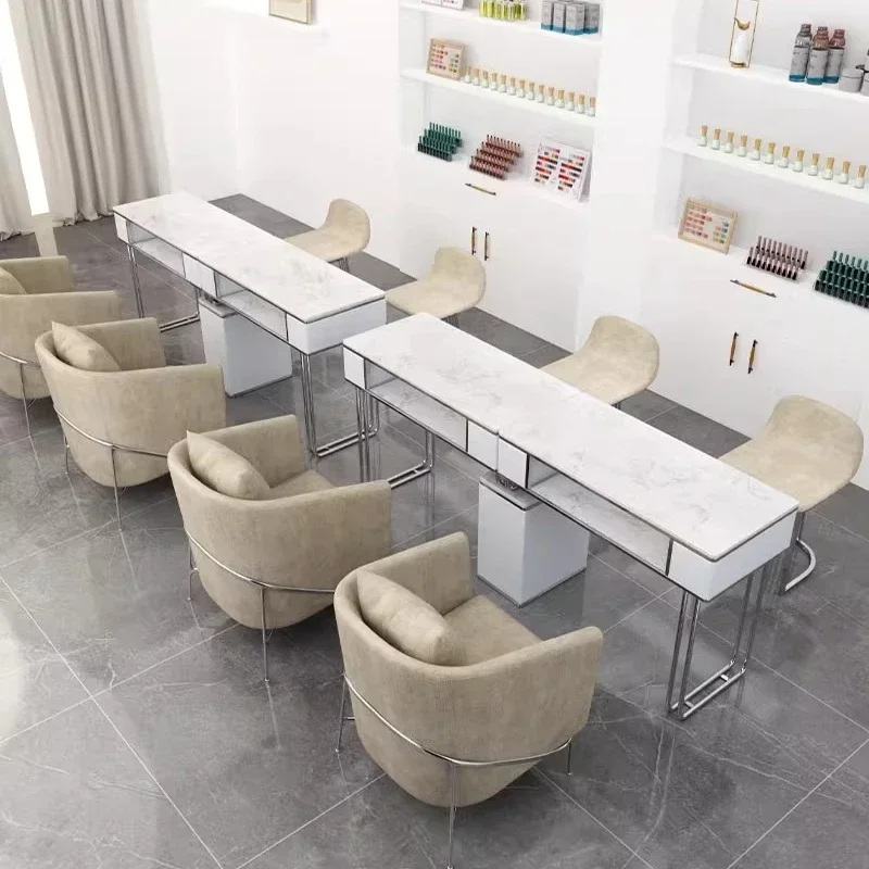 Scrivania Vacuum Nail Table Stickers White Storage Equipment Nail Tables Station Service Scrivania Per Unghie Trendy Furniture