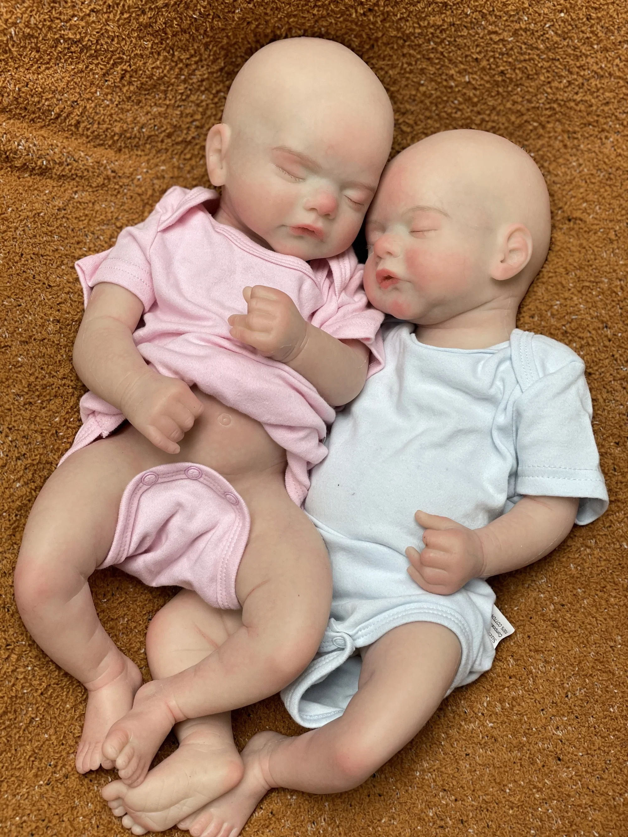 45CM Sam All Silicone Full Body Soft Solid Silicone Reborn Dolls Painted/Unpainted Handmade Baby Doll Reborn Corpo De Silicone