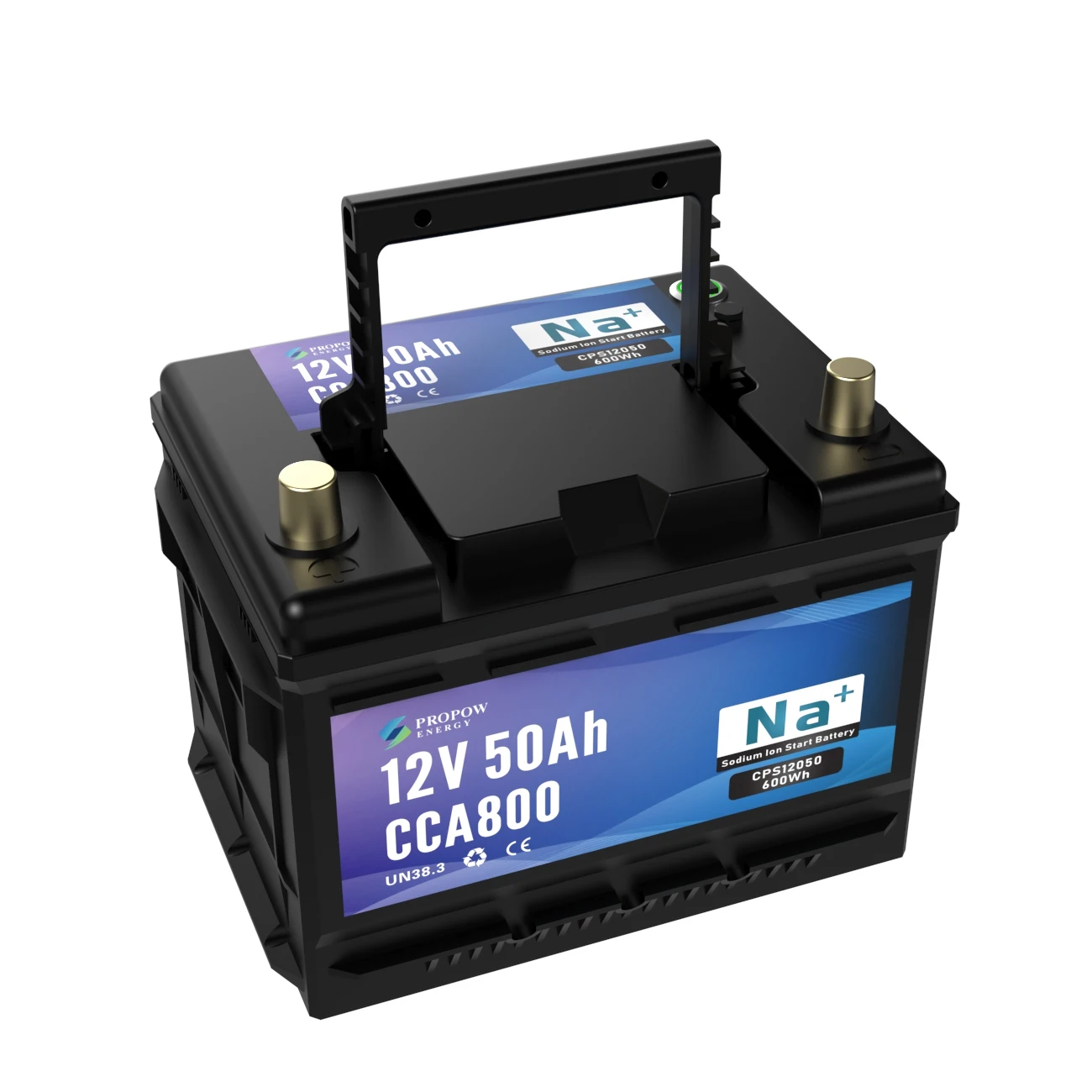 

Propow High Performance Maintenance Free 12v 20ah 50ah Sodium Ion Car Starting Battery