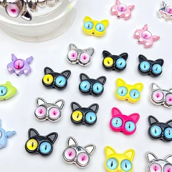 Steel Fun Jewelry Funny Y2K  Accessories Monster Eyes Beads Cute Cat Eye Bead Bracelet Necklace Ring DIY Making for Women Kids