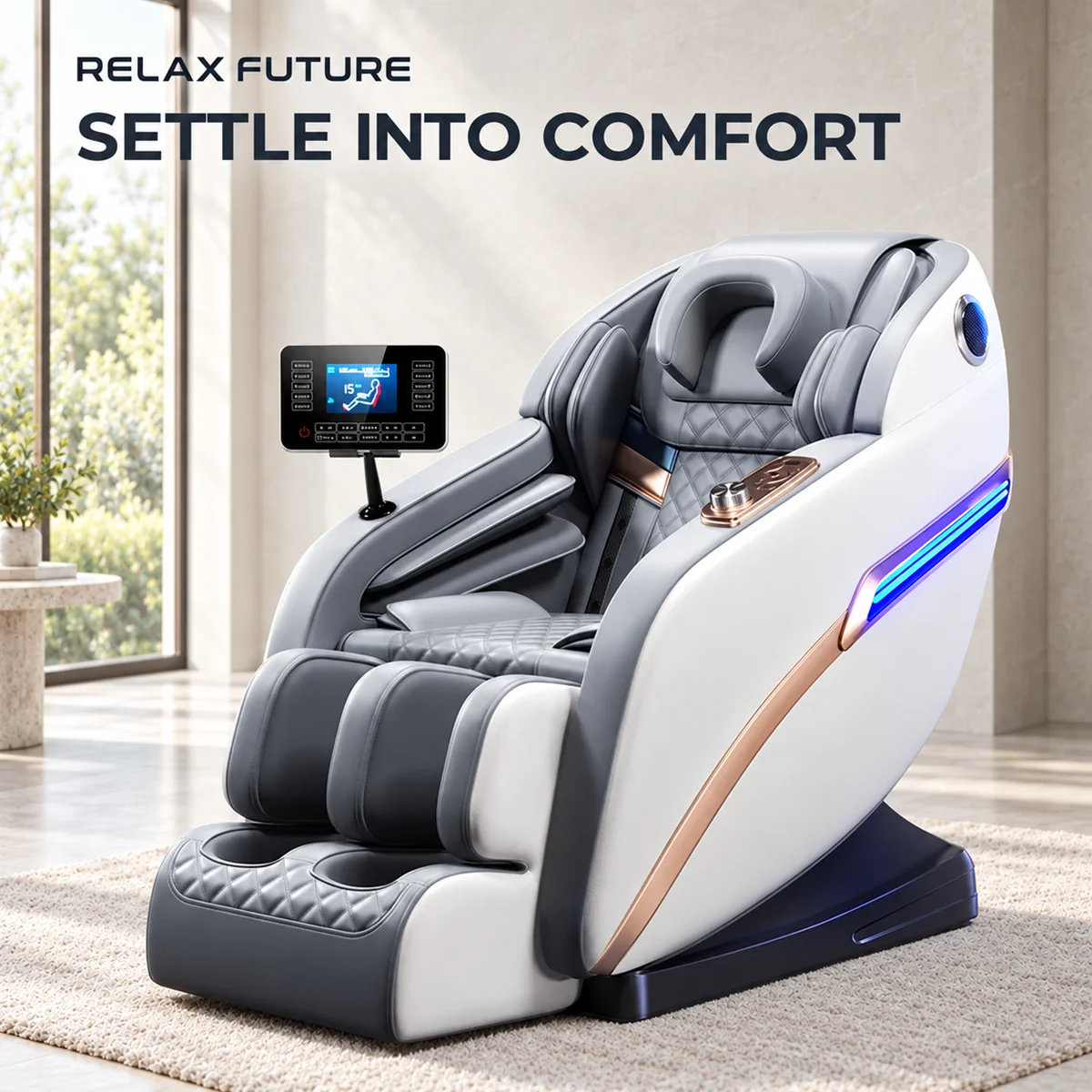 Massage Chair Home Office Electric Heating Kneading Cheaper Price Luxury Zero Gravity Recliner Shiatsu New Model Massage Chair