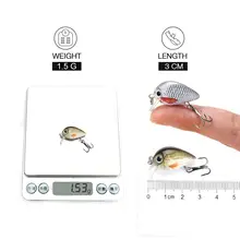 5pcs Mini Wobbler Crankbait Fishing Lure #4