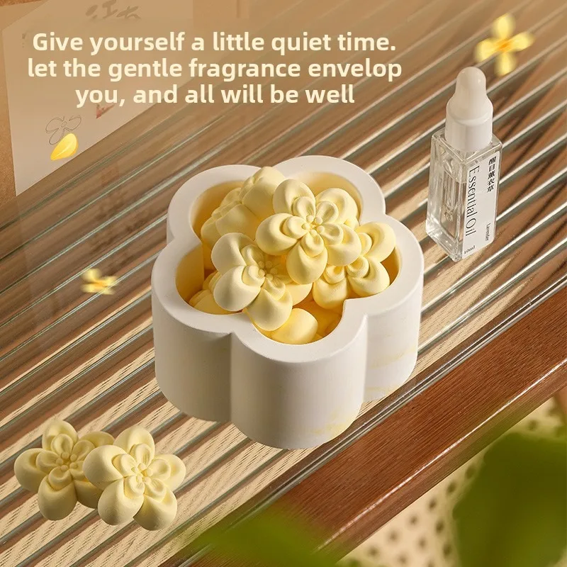 Gypsum osmanthus aromatherapy home interior ornament aromatic lasting birthday gift business gift recommendation