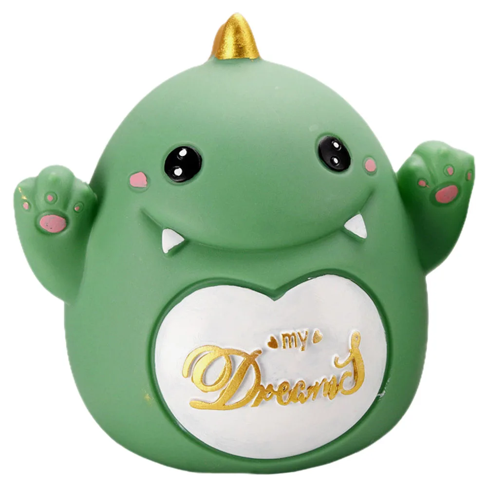 

Милая копилка 15x15x8 см в форме динозавра для хранения монет, офисная полка, украшение, горшок для экономии для детей, девочек и мальчиков