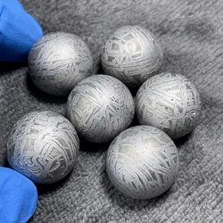 1Pcs Rare Meteorite Beads Natural Altay Iron Meteorite Round Bead Home DIY Falling Stone Decoration Crafts Gift 12mm Diameter