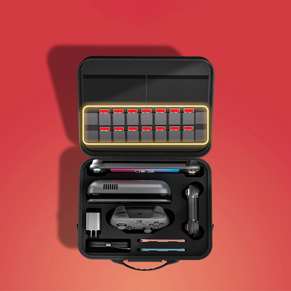 Carrying Case Waterproof and Shockproof Protective Case for Switch 2 (Black)