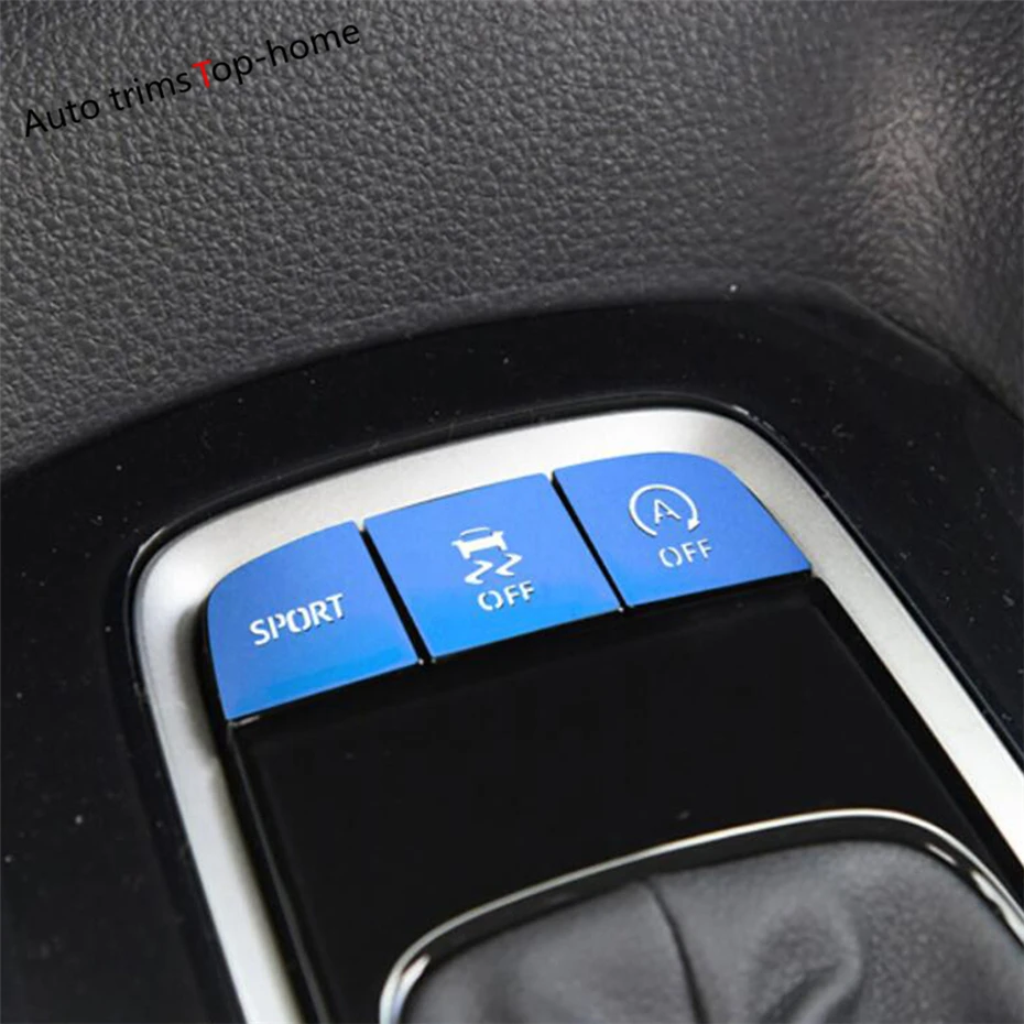 Gear Shift Electronic Handbrake Button Metal Sequins Cover Trim For Toyota Corolla E210 2019 - 2024 / Corolla Cross 2021 - 2024