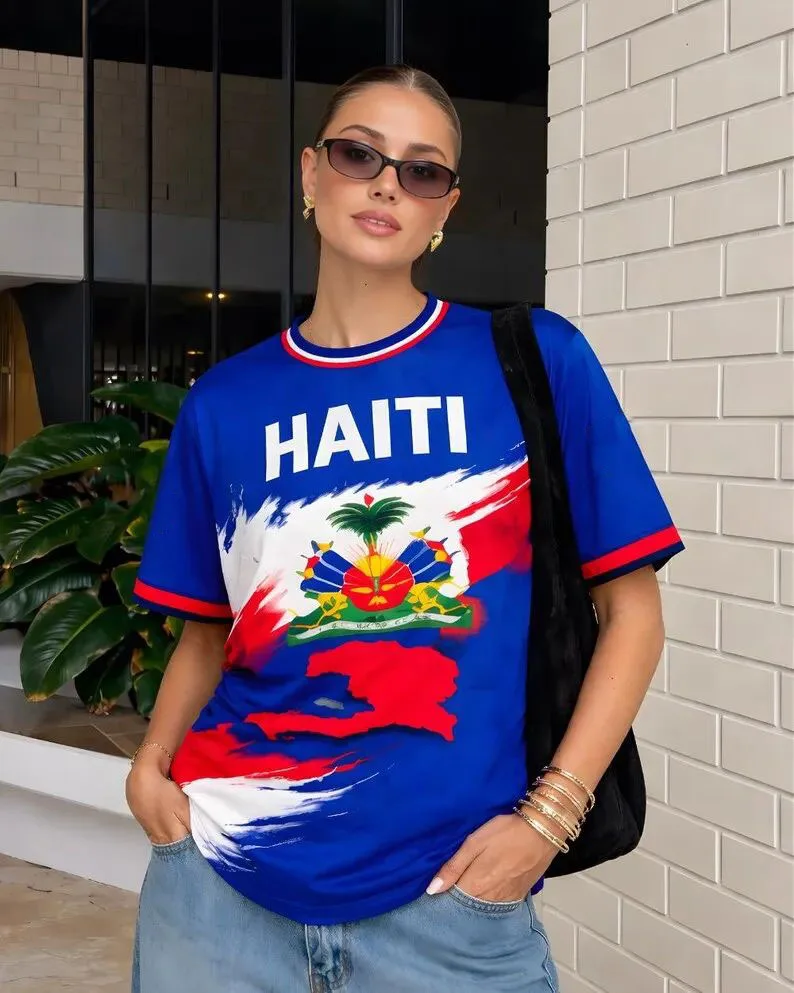2026 New Style Women's Football Jersey - Retro Round-neck Short-sleeved Breathable Loose Fit Street Style